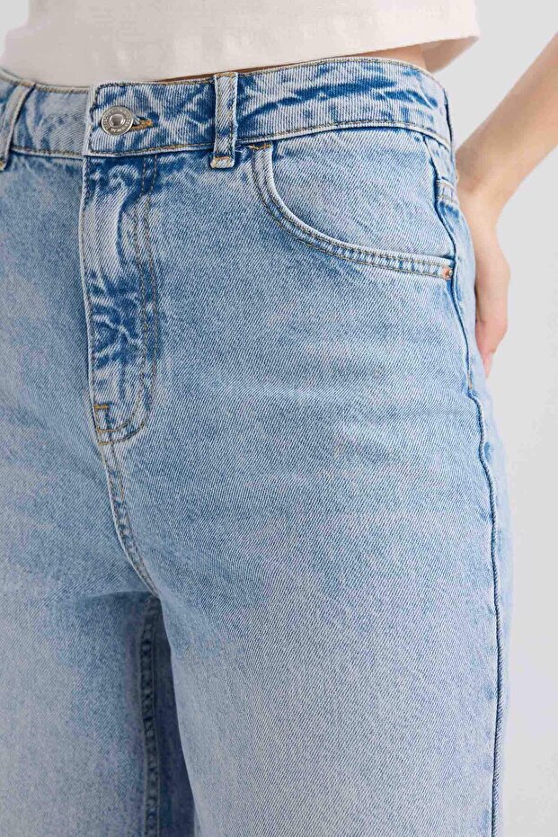 Açık Mavi Kadın Jean Pantolon E4269AX/NM39 - 5