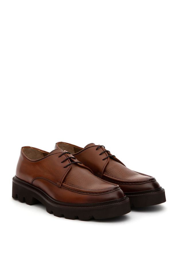 Taba Eva Taban %100 Deri Smart Casual Ayakkabı 50295678-VR099 - 3