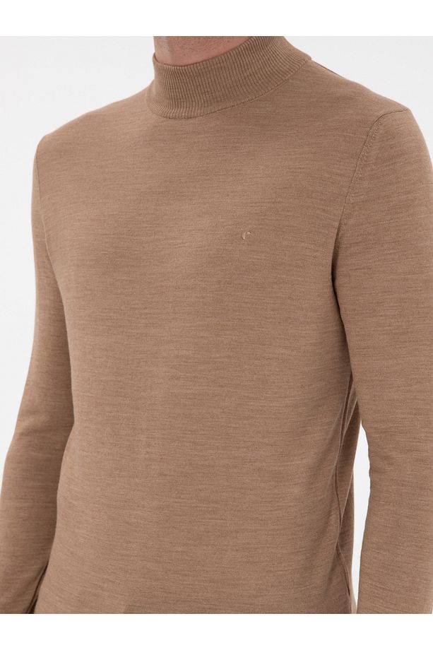 Camel Slim Fit Basic Kazak 50293281-VR015 - 7