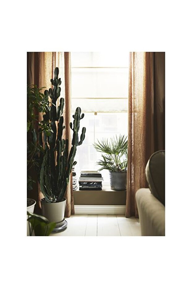 - RINGBLOMMA, katlamalı stor perde, bej, 80x160 cm - 4