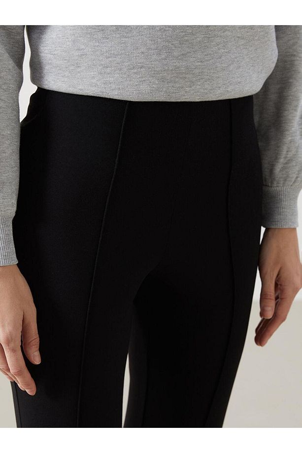 LCW Modest Dar Fit Geniş Paça Kadın Pantolon - 3