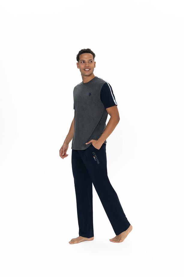 U.S. Polo Assn. Erkek Pijama Takımı/Antrasit Melanj 1YP.la1fo8nt8ai9n8e.SU - 2