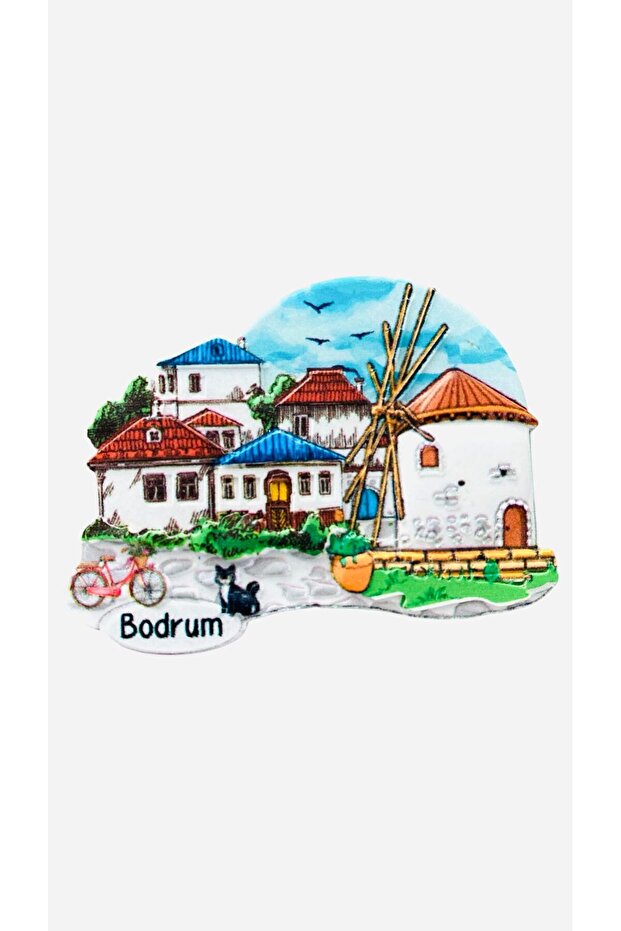 BODRUM TEMALI KALİTELİ POLYESTER MAGNET - 2