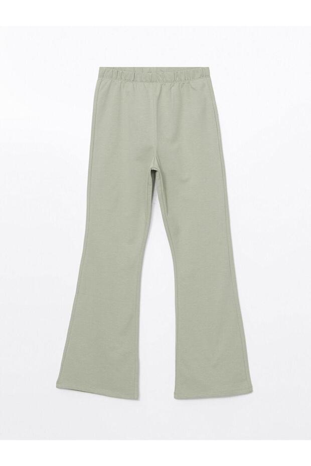 Girls' Elastic Waist Flared Leggings (S5)