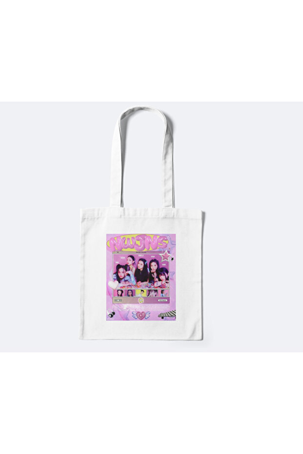 New Jeans Kpop Y2K Retro Cloth Bag Tote Bag