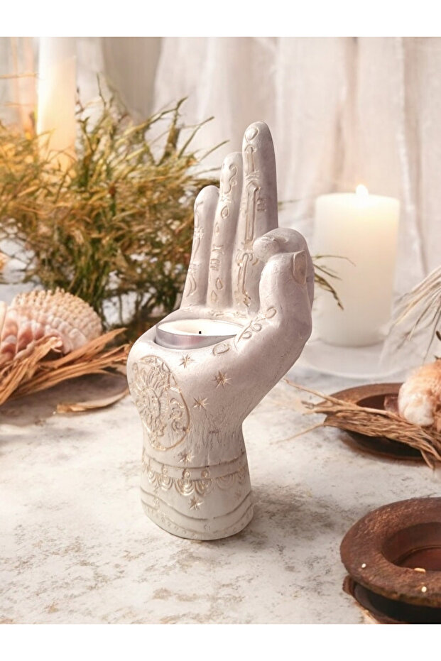 Mode | Elyapımı MUDRA BETON TEALIGHT ŞAMDAN - 4