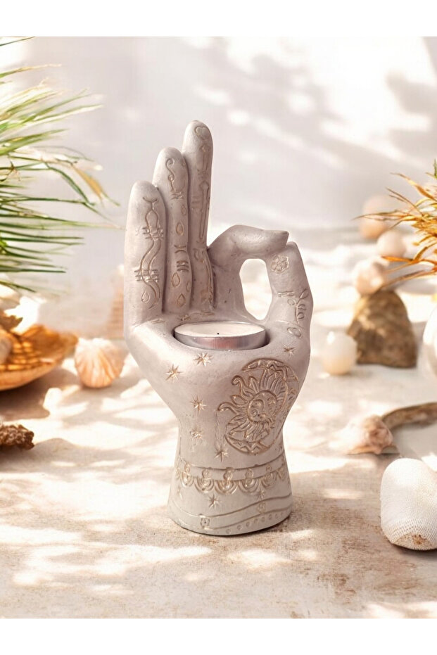 Mode | Elyapımı MUDRA BETON TEALIGHT ŞAMDAN - 5
