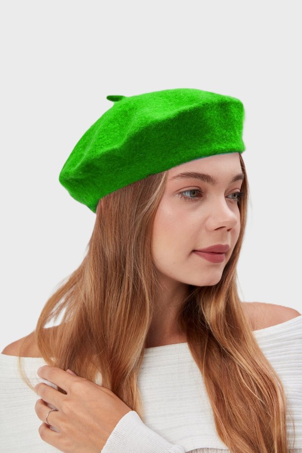 Female Artist Painter Hat Classic French Beret Fashion Artist Hat Felt French Hat