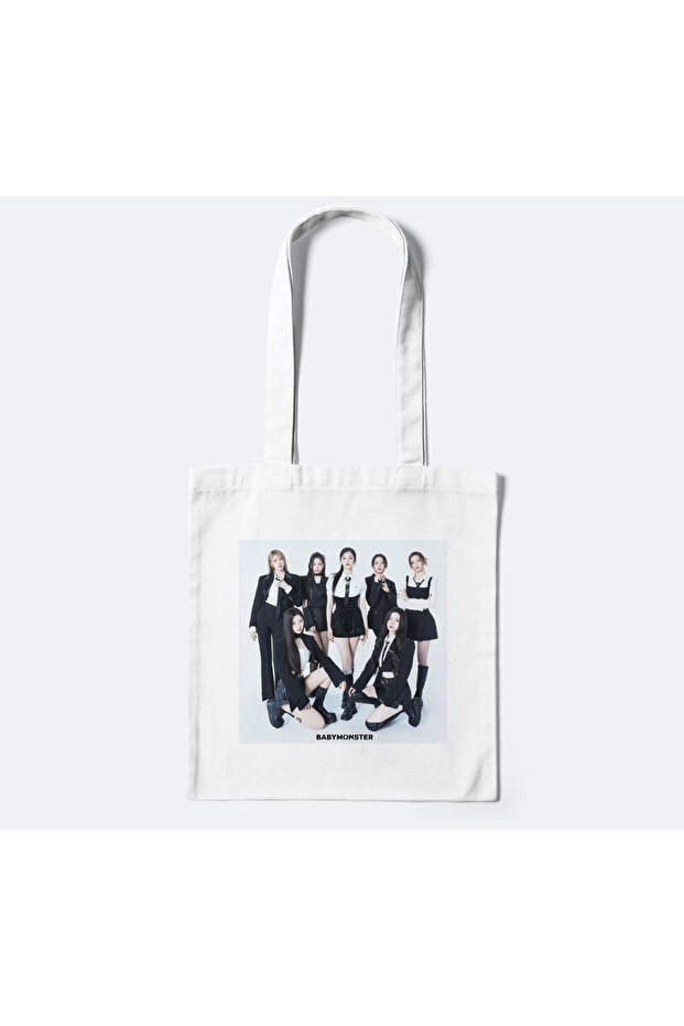 Babymonster Kpop Y2K Retro Cloth Bag Tote Bag