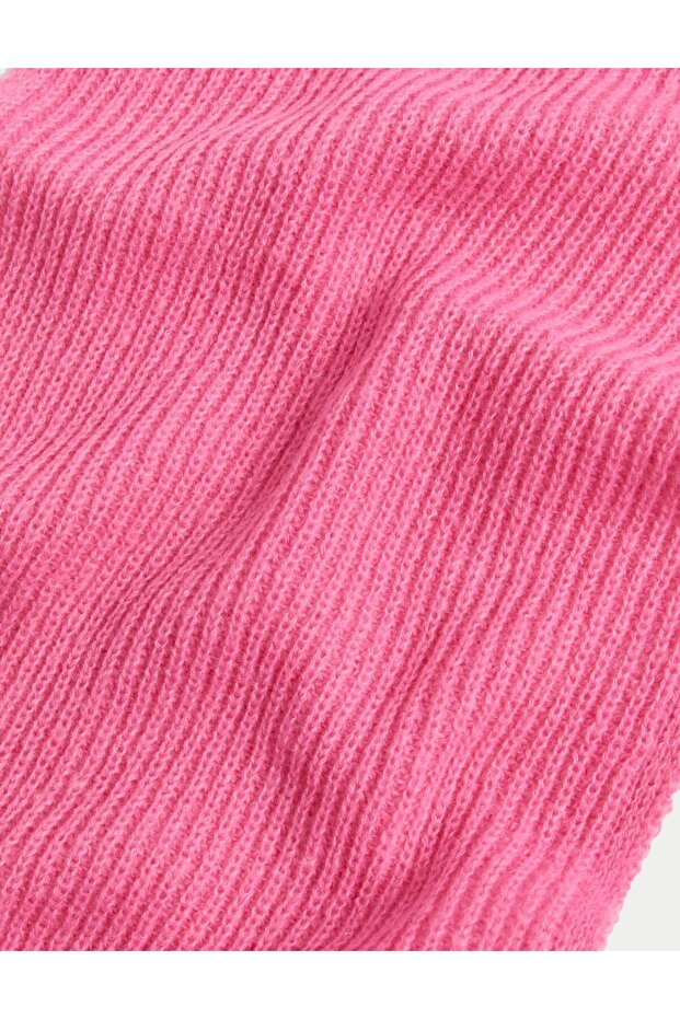 Fitil Detaylı Örme Atkı - 1