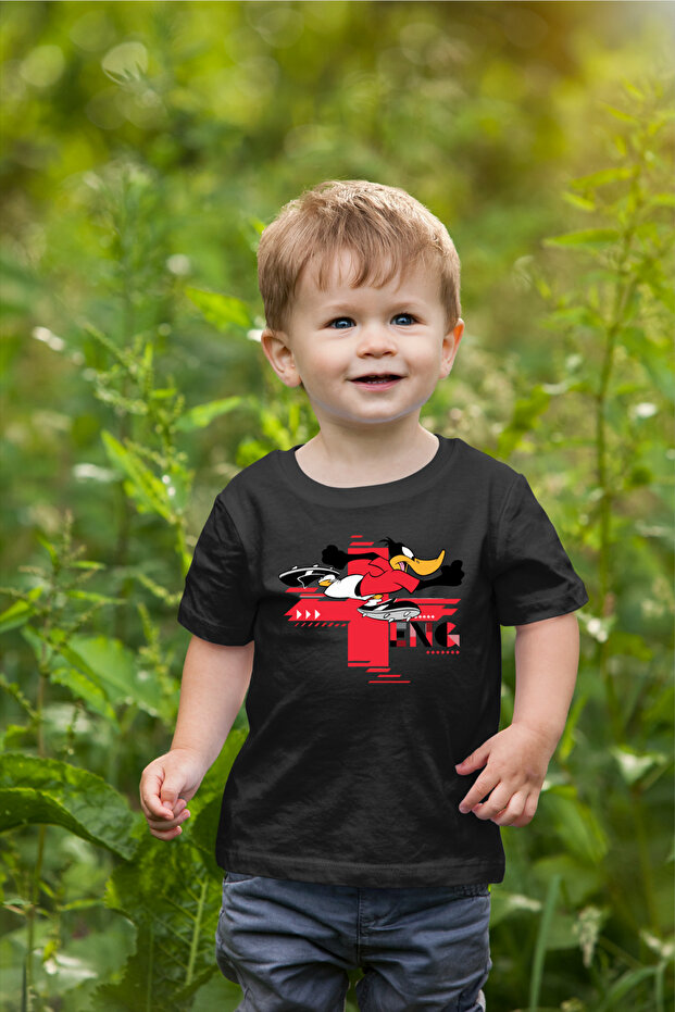 Dafy Duck Printed Children's Oversize T-Shirt