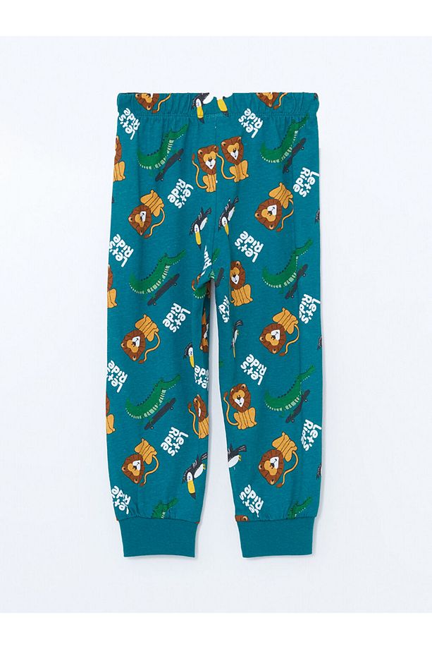 LCW Kids Bisiklet Yaka Erkek Çocuk Pijama Takımı - 7