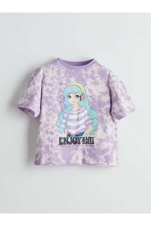 LCW Kids Crew Neck Girl's T-Shirt