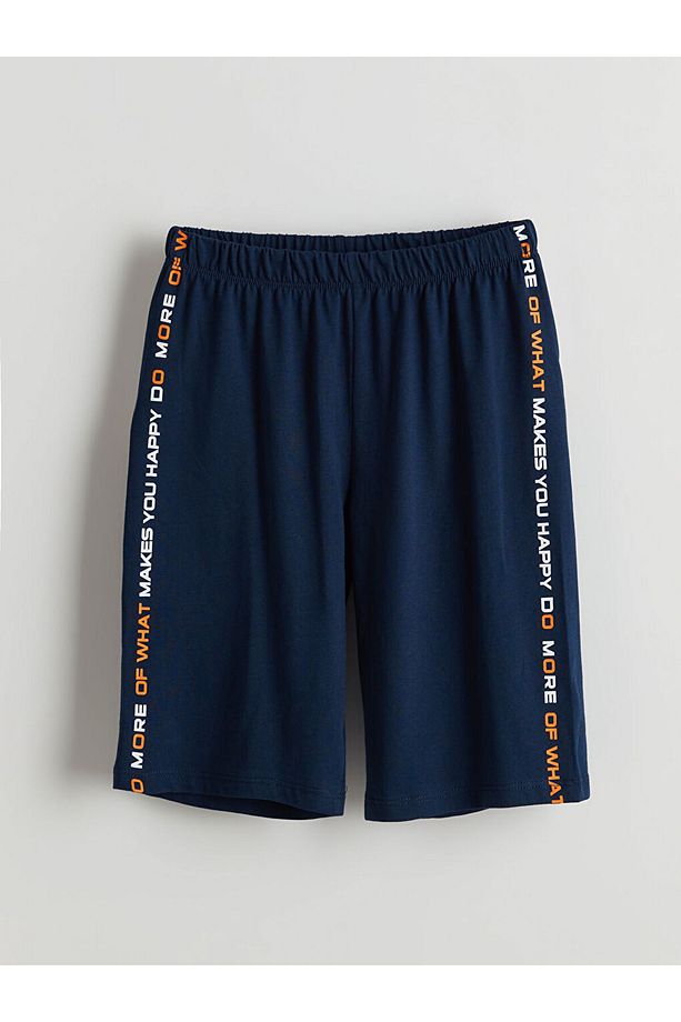 LCW Kids Beli Lastikli Erkek Çocuk Pijama Şort - 1
