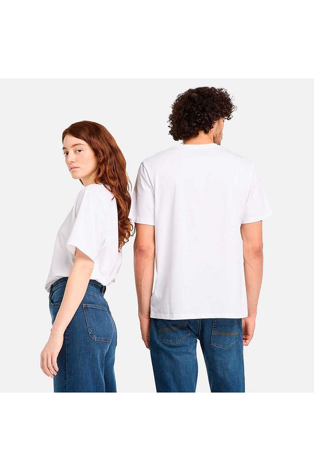 Print Stack Logo Short Sleeve Tee Erkek Beyaz Tshirt Tb0a6wwt1001 - 3