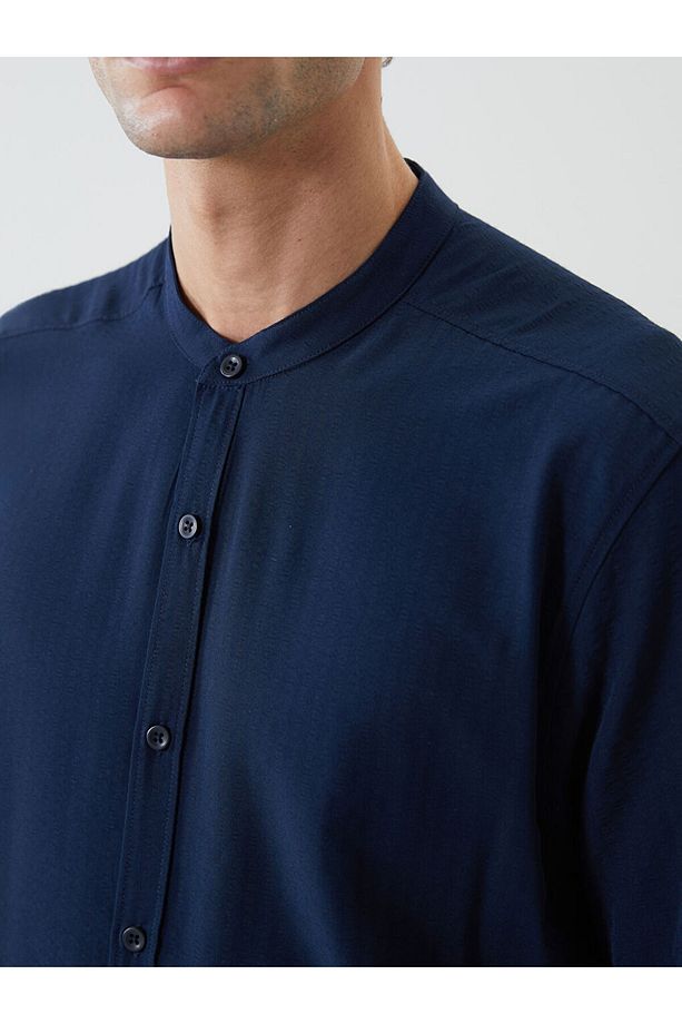 LCW Vision Regular Fit Gofre Erkek Gömlek - 3