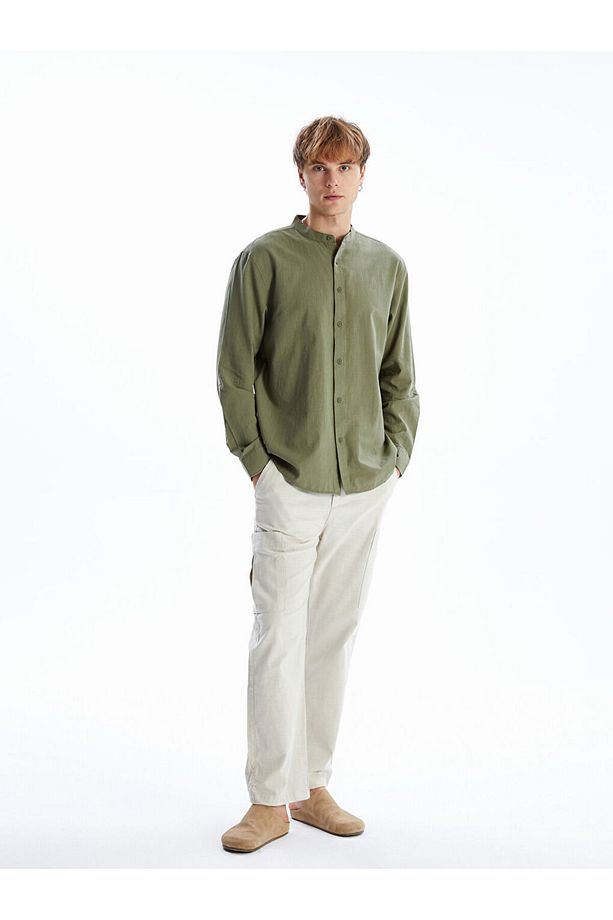 XSIDE Regular Fit Uzun Kollu Poplin Erkek Gömlek - 2