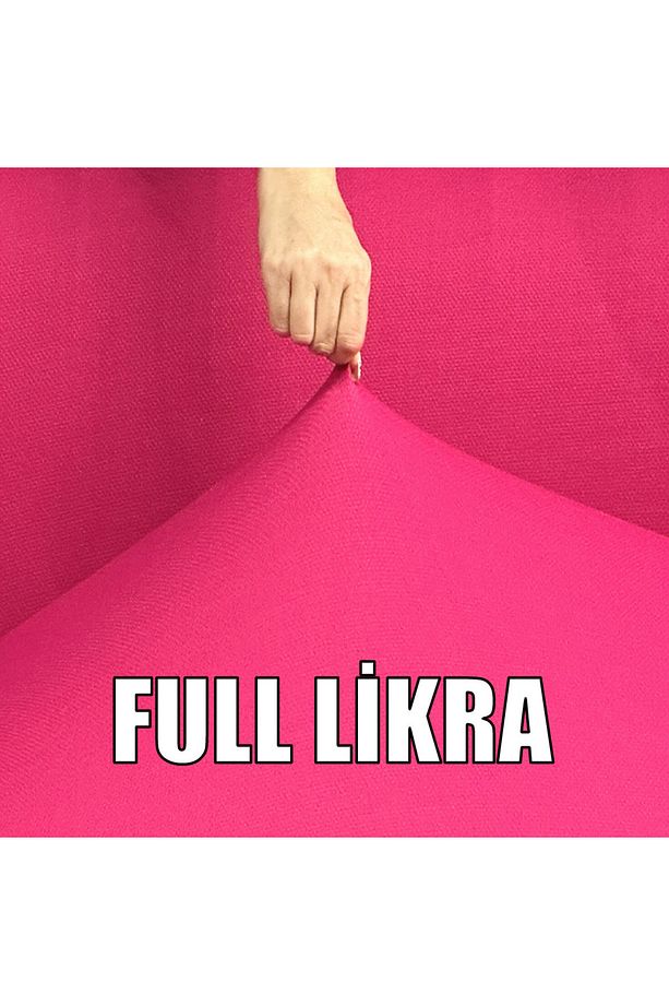 Petek Kumaş 2 Adet Üçlü Çekyat- 2 Adet Tekli Koltuk Kılıfı Seti - 6