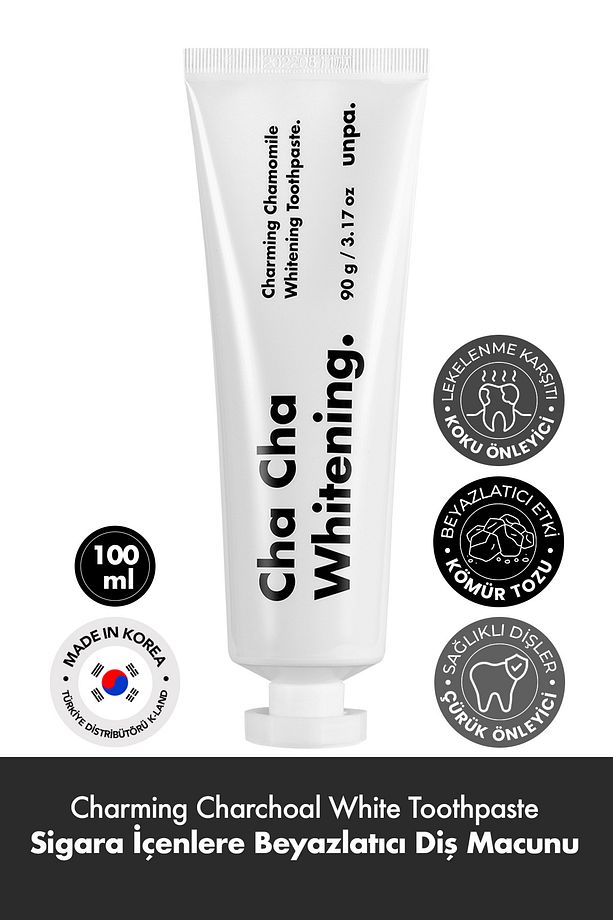 Kahve Içenler Için Kore Vegan Diş Macunu Cha Cha White Toothpaste - 1