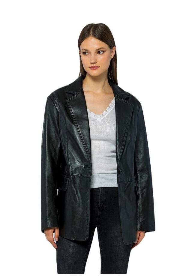 Kadın Oversize Blazer Ceket - Ob - 1