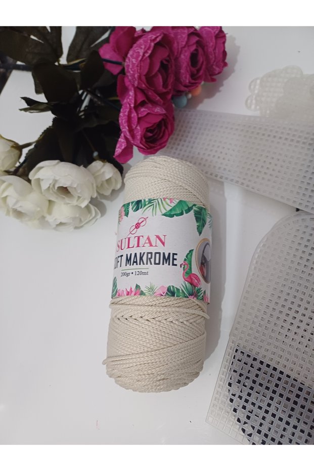 soft makrome 876 kırık beyaz