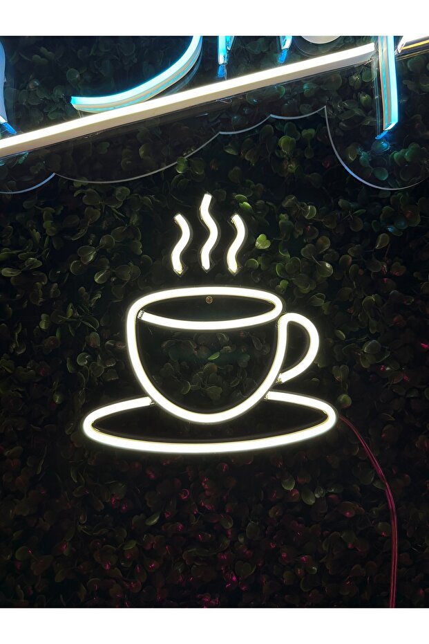 Coffee - Kahve -neon Led Dekoratif Duvar Yazısı Tabelası Aydınlatması Gece Lambası 3d 1 Adet - 3