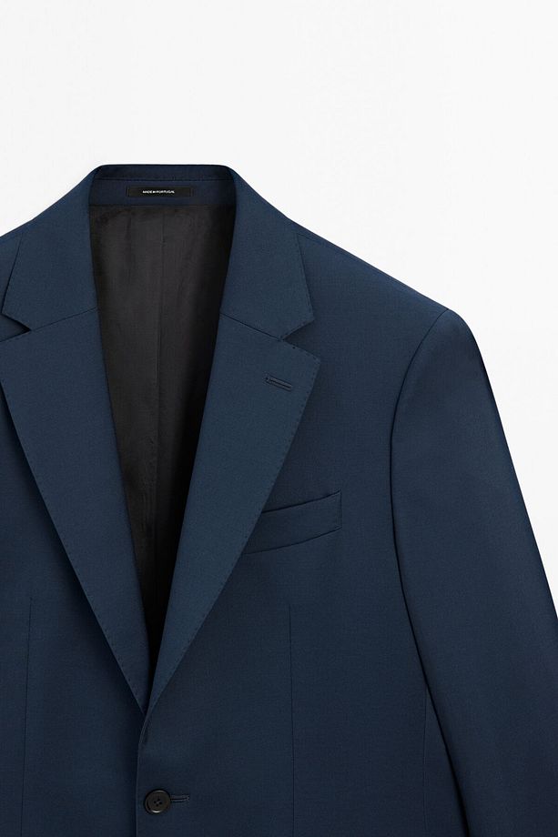 %100 yün klasik blazer - 7