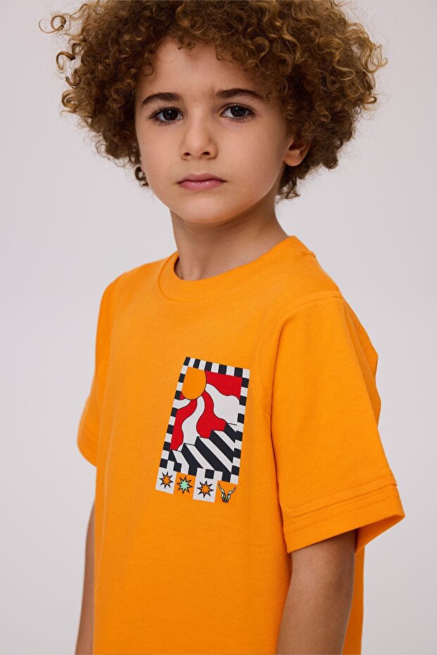 Boy Orange Tshirt - 3
