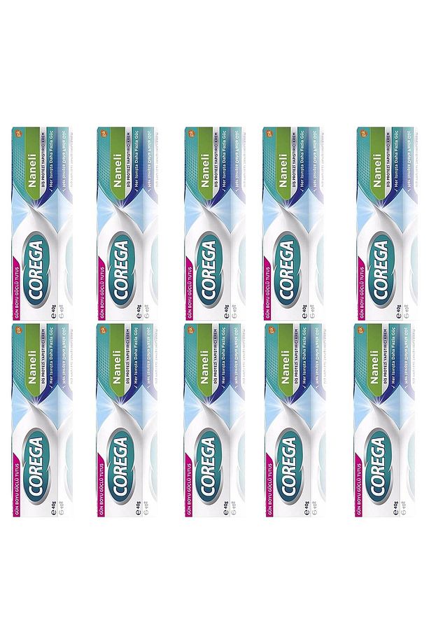 Diş Protezi Yapıştırıcı Naneli Krem 40 gr 10 Adet - 1