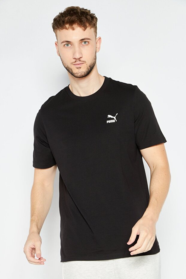 Men Sportswear Fit Training Short Sleeve T-Shirt, Black