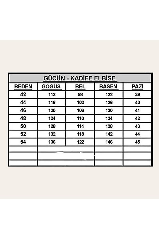 KADİFE ELBİSE - 3