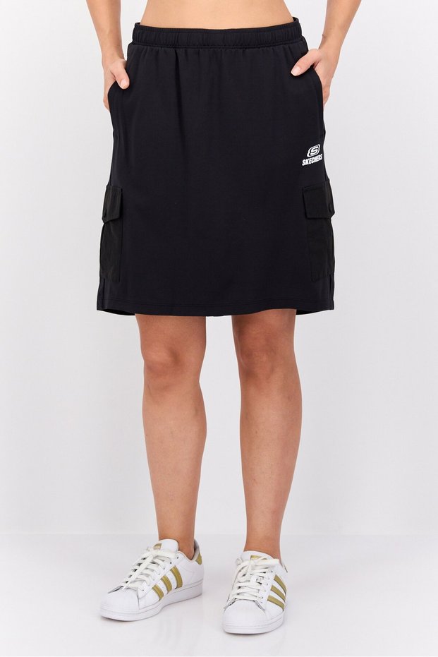 Women Sportswear Fit Outdoor Skirt, Black