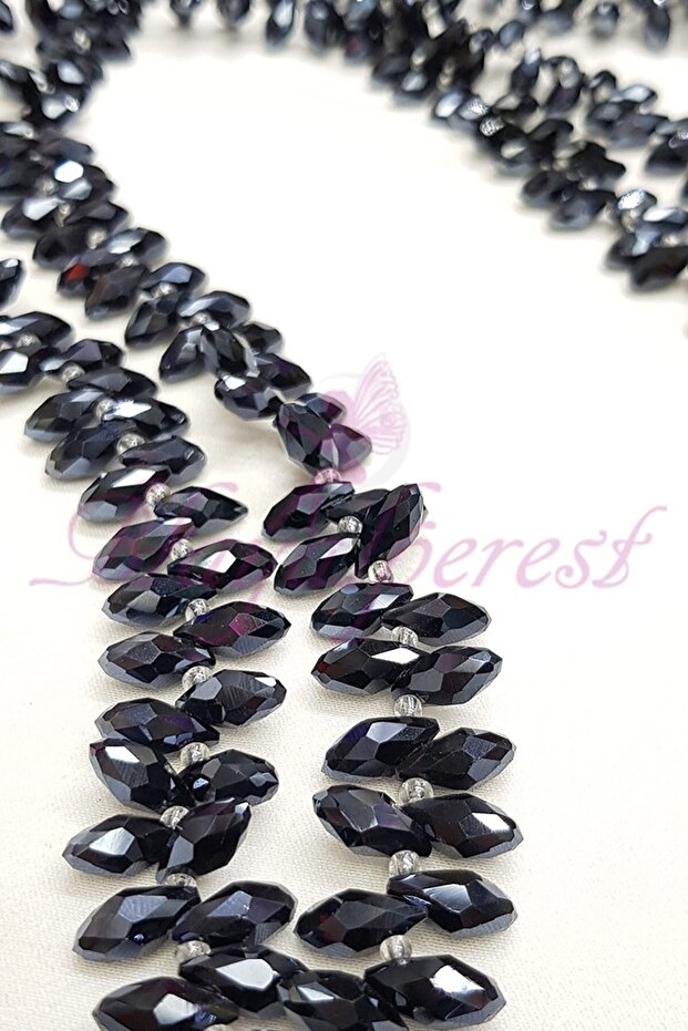 Black Color Array Drop Crystal - 2