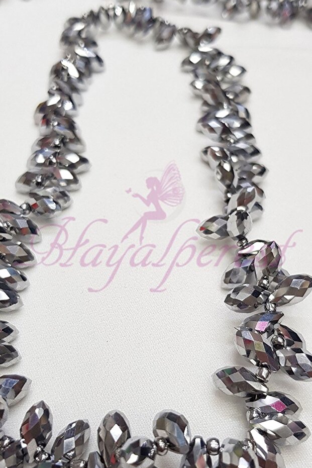 Silver Array Drop Crystal - 2