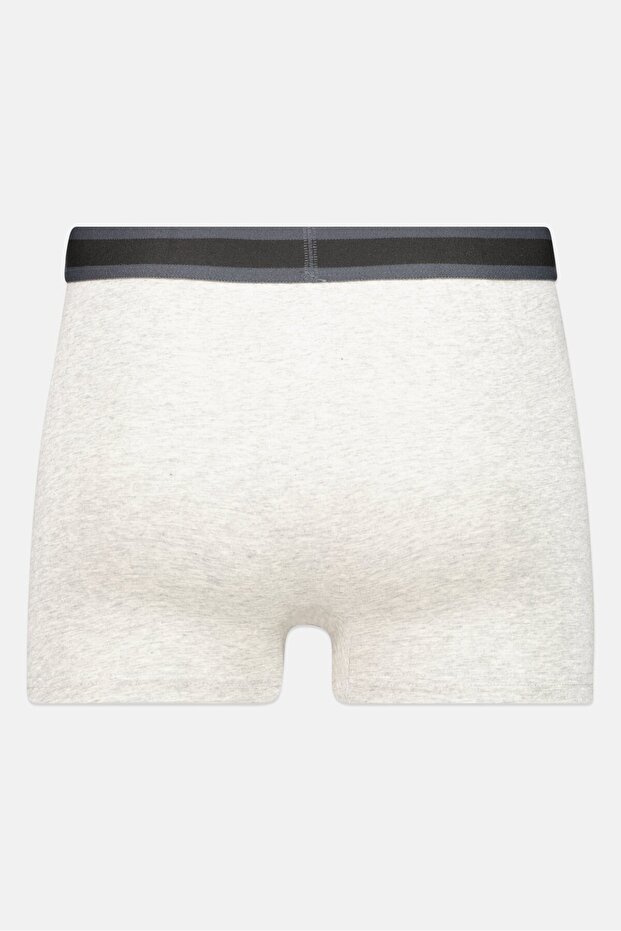 بوكسر رجالي سادة، 3 قطع، متعدد الألوان - 3