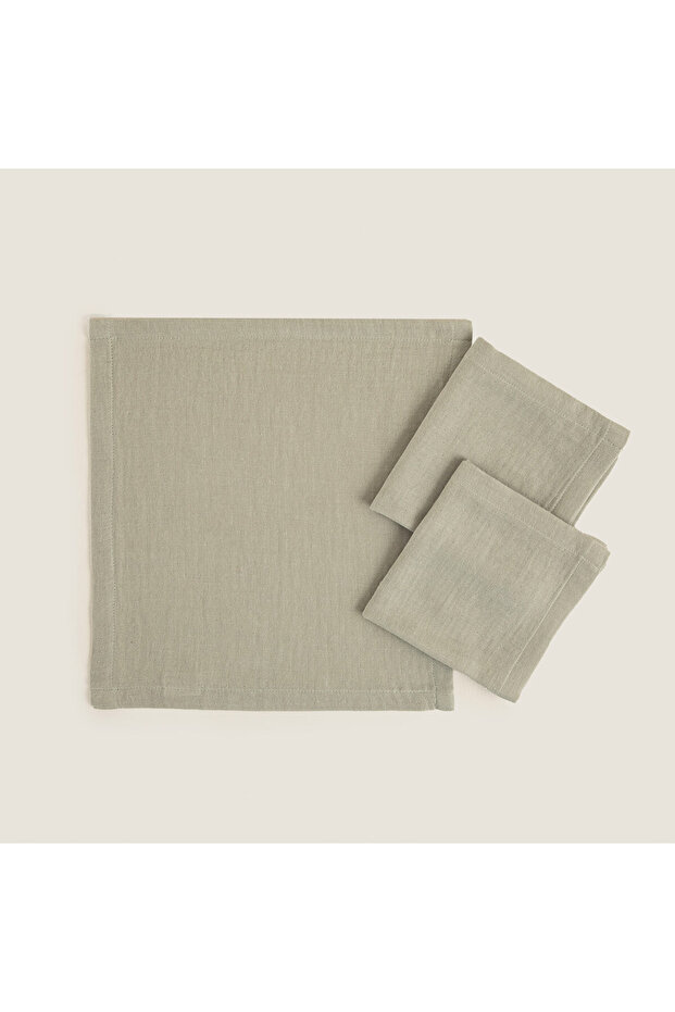 Abella Bambu 3'lü Ağız Bezi YEŞİL - 2