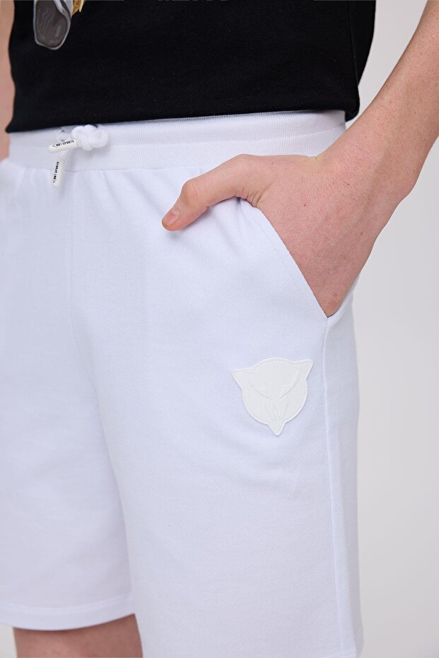 Erkek Çocuk Beyaz Şort - 3