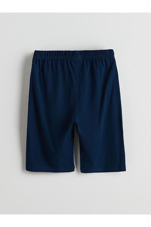 LCW Kids Beli Lastikli Erkek Çocuk Pijama Şort 2'li - 5