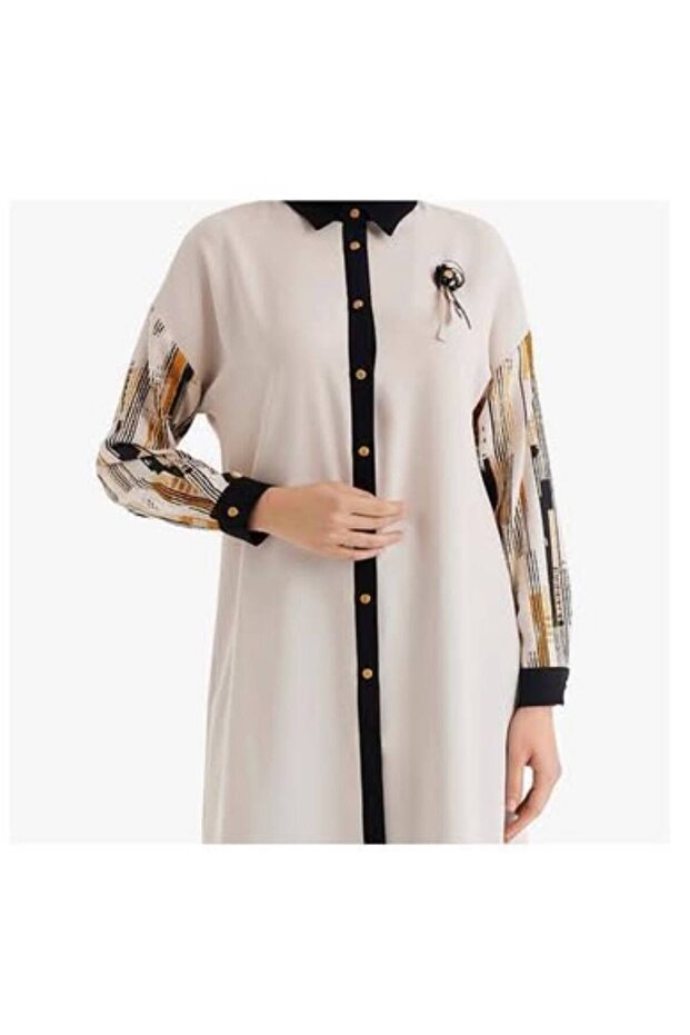 Uzun Desenli Tunik - 3