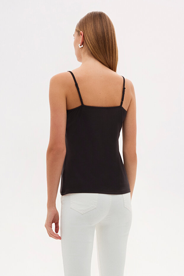 Siyah Askılı Atlet - 4