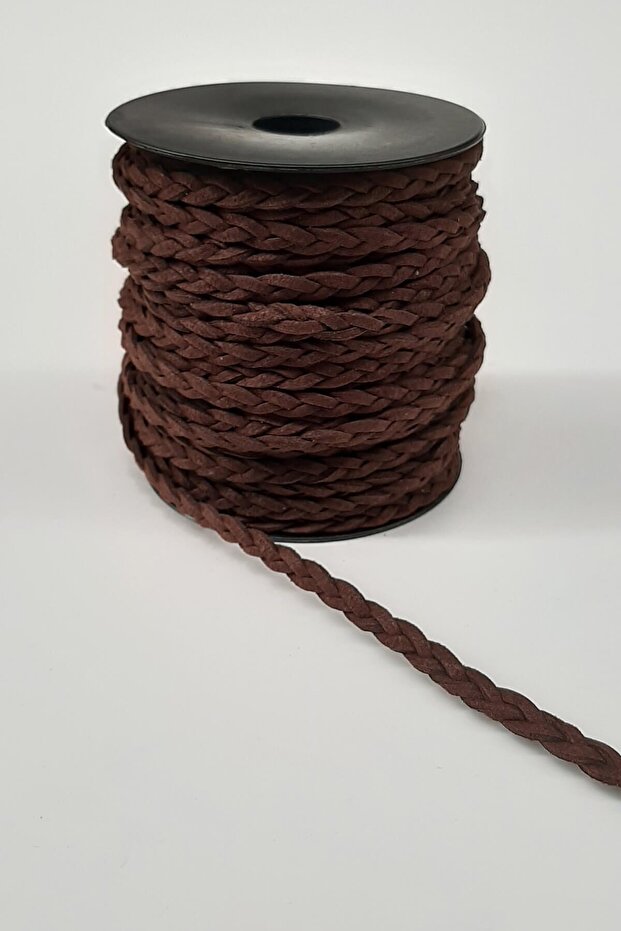 Kahve Süet Örgü İp - 1