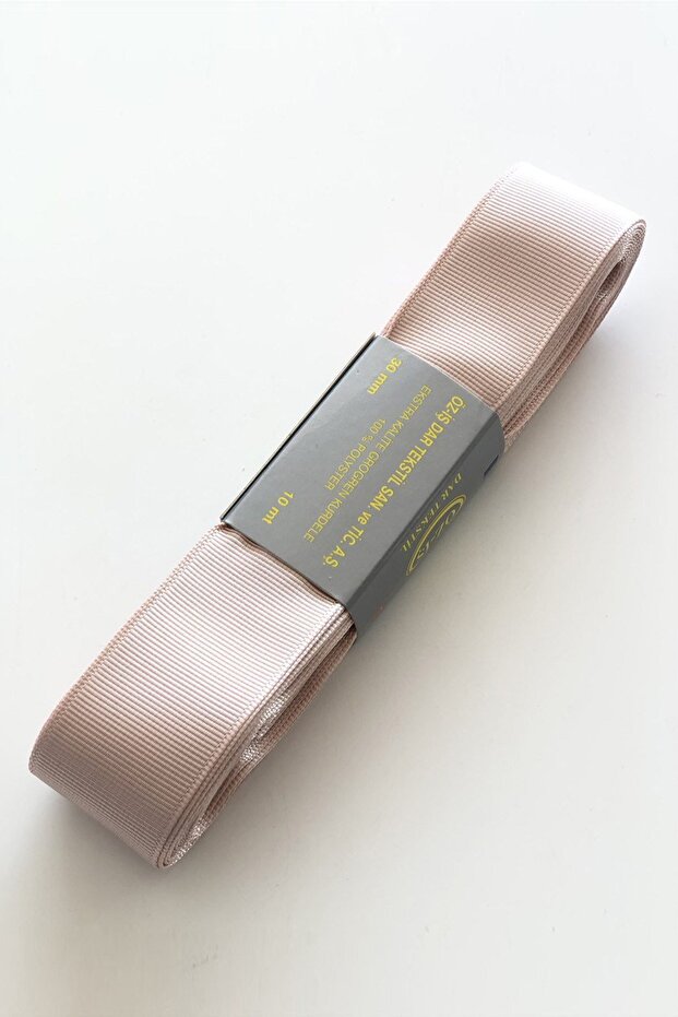Powder Grosgrain Ribbon 3 cm 10 Mt