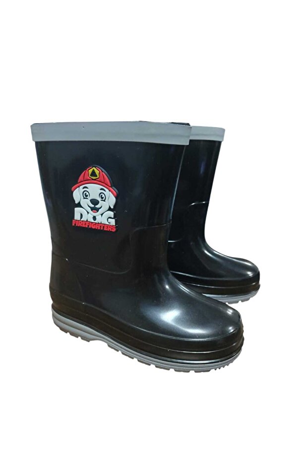 Erkek Çocuk Kışlık Içinde Çıkarılabilir Ek Çoraplı Su Geçirmez Yağmur Bot Çizme - 5