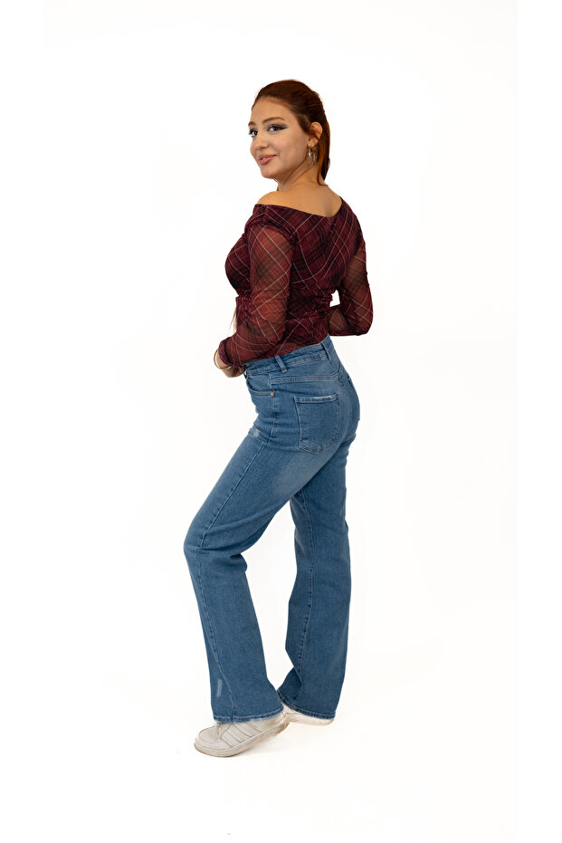 DÜŞÜK OMUZ BLUZ - 4