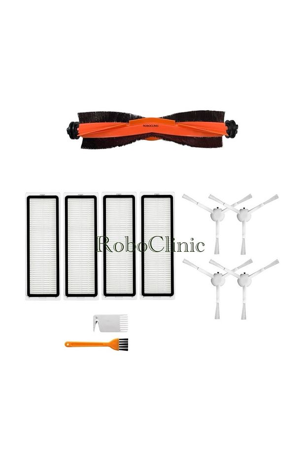 Xiaomi Robot Vacuum X10 plus X20 Plus Uyumlu Yedek Fırça,Hepa Filtre Seti-11 Parça - 1