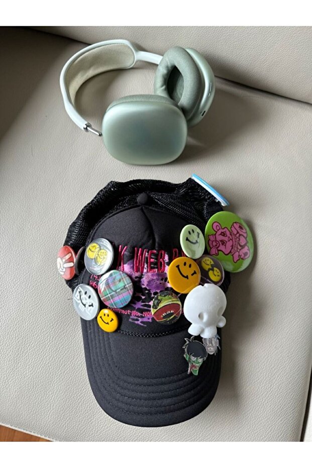 Smiley Gülücük Sarı Rozet - 6