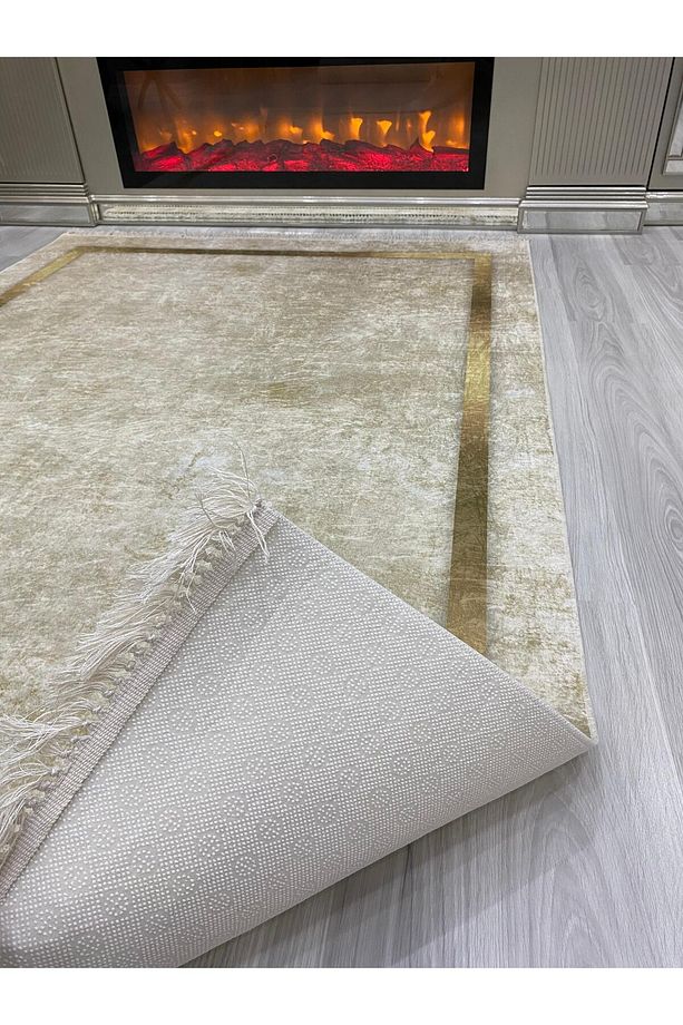 Yıkanabilir Kaymaz Taban Salon ve Oturma odası Halısı 4m² Dört Metrekare ve 6m² Altı Metrekare Ölçü - 3