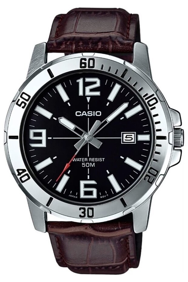 Silver Brown Color Men's Wrist Watch