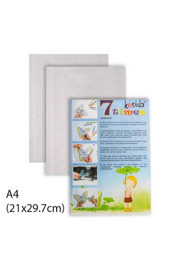 7 Kat Küçülen Kağıt A4 2’li Mat,Parlak - 1