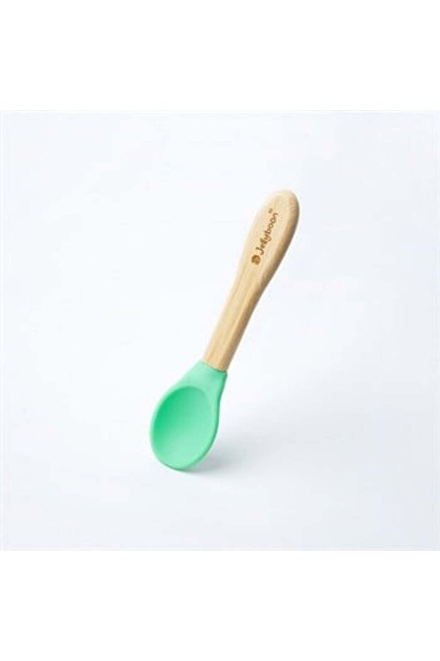 Bambu Silikon Kaşık Yeşil - 1